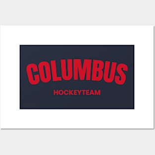 hoockey team of columbus Posters and Art